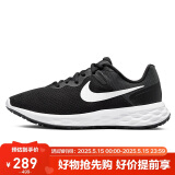 耐克NIKE女跑步鞋REVOLUTION6运动鞋DC3729-003黑36