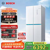 博世（BOSCH）【云朵白全域智净M8·轻享版】550升 风冷无霜冰箱 风路双循环 十字门冰箱BCD-550W(K5C821E23C)