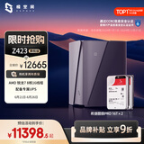 极空间私有云32T Z423 旗舰版 万兆网络 Nas网络存储服务器文件同步手机平板扩容