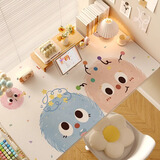 朗格书桌保护桌垫家用环保儿童学习桌垫防滑耐磨写字桌布垫子宿舍桌布 暖球-2 40cmx80cm