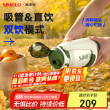 SIMELO保温杯大容量吨桶大肚杯316L不锈钢旅行壶户外运动水壶1.5L极光绿