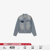 Levi's®SilverTab™25年春夏新款男士美式复古时尚牛仔夹克外套 浅蓝色 004GI-0001 L