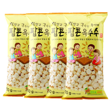 怡情爆米花韩国进口老式原味香脆爆米花蜂蜜膨化食品网红电影怀旧零食 原味 150g*4袋