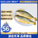 GUO LIAN国联 三去黄花鱼 2斤共2条国产东海大黄鱼 生鲜