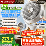 格力（GREE）【织风者AI+】一级能效直流变频轻音空气循环扇家用语音遥控电风扇香薰双重净化抑菌落地扇