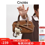 蔻一（Cnoles）保龄球包包2025新高级小众款斜挎手提包高端大品牌女生包包