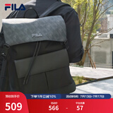 FILA斐乐男士背包易烊千玺同款2025夏季新品翻盖双肩包抗菌书包电脑包 满印一-ZA XS