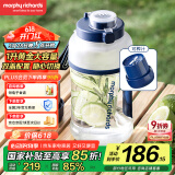 摩飞电器（Morphyrichards）榨汁机【国家补贴】网红榨汁桶  便携式运动榨汁杯 无线充电果汁杯随行杯 小胖吨 MR9802 轻奢蓝