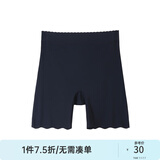 纤莉秀大码女装防走光不卷边安全裤丝滑轻薄无痕裸感打底裤春新款1730 黑色 2XL