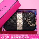 金狐狸（FOXER）牛皮女士包包女包大容量手提单肩包斜挎包520情人节礼物送女友