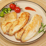 翔泰 黑椒鲷鱼排净重2斤9-11片独立包装 去骨去刺去皮 轻食罗非鱼片