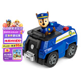 汪汪队立大功（PAW PATROL）狗狗巡逻队男孩女孩生日礼物玩具车大救援车系列-警车+阿奇