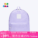 CILOCALA双肩包女M+号登山包校园电脑包大容量旅行包上班出游背包帆布书包 LAVENDER