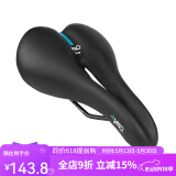 VELO维乐自行车坐垫山地车公路车座垫自行车鞍座单车座加厚软配件3147 [蓝标黑弓]VL-3147(环保男款)