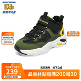 Skechers斯凯奇儿童绒绒靴（机甲系列）男女童透气运动鞋405202L