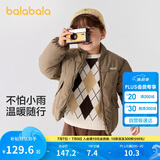 巴拉巴拉童装儿童棉服男童女童外套2024冬装棉衣绣花宝宝衣服208424106202