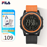 斐乐（FILA）高考礼物运动手表女小学生初中生防水夜光闹钟电子表 6658-002