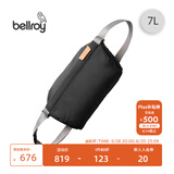 Bellroy澳洲Sling 7L 休闲胸包 户外骑行磁吸防轻泼水 机能单肩包斜挎包 宝藏灰7L