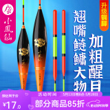 小凤仙青草鲢鳙浮漂加粗超醒目手竿钓通用远投大物湖库矶钓专攻巨物滑漂 铜脚H-RF08超长行程漂吃铅约6.0g 均号1支