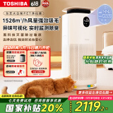 东芝（TOSHIBA）大白梨PET宠物空气净化器大风量吸浮毛除过敏原等离子消毒杀菌除异味家用【国家补贴】