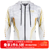 达亿瓦（DAIWA） 新款 一击防晒服 防紫外线钓鱼防晒衣衣夏季冰丝透气长裤 春夏 22款 连帽款防晒上衣 金色 2XL