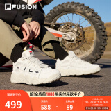 斐乐（FILA）篮球鞋女鞋BARRICADE低帮篮球文化鞋复古休闲鞋 燕麦色-T12W941206AOM 36.5