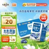 风行牛奶蓝莓风味牛奶饮品 200ml*24盒 风味牛奶量贩装团购送礼