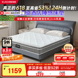 顾家家居 软硬两用床垫2cm乳胶独立袋弹簧席梦思1.5米M1016 【京仓闪发】