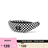 VANS范斯官方 男女情侣腰包黑白棋盘格个性街头 黑白格纹 均码