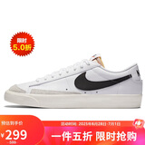 耐克NIKE板鞋男缓震经典BLAZER LOW '77休闲鞋DA6364-101白43