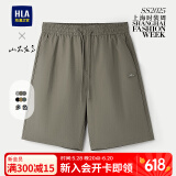 海澜之家（HLA）休闲短裤男25山不在高系列系带五分短裤夏季男 中咖14 XL 180/88AXL推荐149~162斤