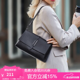 朱尔包包女包头层牛皮软皮单肩斜挎包女时尚中年妈妈包520送老婆礼物
