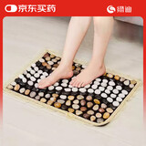 绿迪鹅卵石地垫足底按摩垫脚垫石头步道指压板穴位足疗走毯父亲节礼物