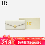HR赫莲娜女包钱包女长款真皮轻奢牛皮钱夹子时尚女士手拿包礼盒装 白色
