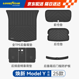 适用于25款特斯拉焕新ModelYTPE后备箱垫护板七件套