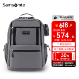 新秀丽（Samsonite）书包初高中生书包男女孩双肩包学生背包青春时尚大学生\NW4 新色上新-灰色*304