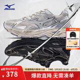 美津浓（MIZUNO）【RACER S】软底轻便运动跑步鞋男女同款缓震透气休闲慢跑鞋 18/脏脏银 42 (270mm)