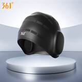 361°泳帽女款加大护耳长发游泳帽不勒头舒适防水硅胶成人男泳帽