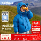 巴拉巴拉童装儿童羽绒服男童女童2024冬连帽加厚外套宝宝衣服208424107238