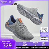斯凯奇（Skechers）男鞋夏季软底轻便运动鞋跑步鞋厚底舒适透气休闲鞋健步鞋65867