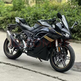 李绅二手无极250RR新款竞技版单缸国四电喷水冷赛摩跑车摩托车可上牌 黑色 手续齐全可上牌