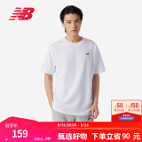 NEW BALANCE NB 官方短袖T恤男款运动休闲百搭纯色打底圆领上衣 WT MT41509 M