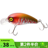 达亿瓦（DAIWA）新款 一击假饵 路亚饵仿生饵 带钩硬饵 钓鱼饵假饵仿真饵 鲈鱼 小胖子 4克（带钩）SR HCR TIGER