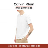 Calvin Klein秋冬季新款CK潮流休闲男士短袖t恤内搭打底衫3件套装白XL
