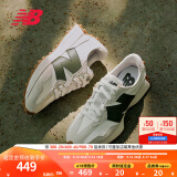 NEW BALANCENB327 官方休闲鞋男鞋女鞋情侣夏季舒适轻便百搭运动鞋复古绿 白色/灰白色 MS327ASN 40.5 (脚长25.5cm)