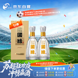 今世缘 国缘淡雅 浓香型白酒 52度 500mL*2瓶 双瓶装 送礼宴请