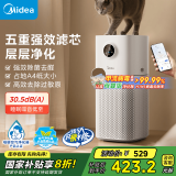 美的（Midea）【母婴级呵护】空气净化器家用除甲醛甲苯/除烟味异味过敏源/宠物吸猫毛空气消毒机森林家L1 Lite