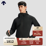 迪桑特（DESCENTE） TRAINING 男士 防水透湿 运动梭织上衣外套夹克 BK-BLACK L (175/96A)