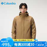 Columbia哥伦比亚三合一男24秋冬抓绒内胆防寒保暖夹克外套WE3321 257 XL