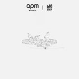 APM Monaco蝴蝶戒指时尚气质简约指环设计感饰品生日礼物送女友